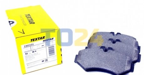 Дисковые тормозные колодки (задние) TEXTAR 2302101 (фото 1)