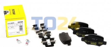 Дискові гальмівні колодки (задні) TEXTAR 2313805 (фото 1)