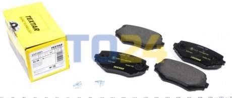 Дисковые тормозные колодки (передние) TEXTAR 2331401 (фото 1)
