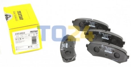 Дисковые тормозные колодки (задние) TEXTAR 2353902 (фото 1)