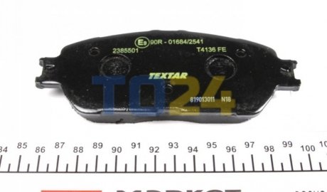 Дискові гальмівні колодки (передні) TEXTAR 2385501 (фото 1)