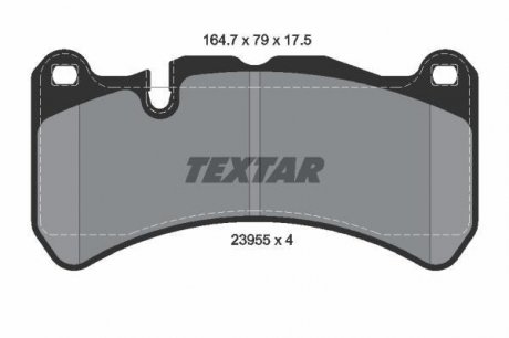 Тормозные колодки дисковые TEXTAR 2395501 (фото 1)