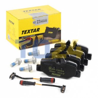 Дисковые тормозные колодки (задние) TEXTAR 2400801 (фото 1)