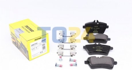 Дисковые тормозные колодки (передние) TEXTAR 2407702 (фото 1)