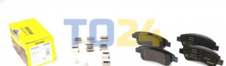 Дисковые тормозные колодки (передние) TEXTAR 2410101 (фото 1)