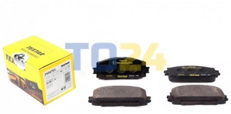 Дисковые тормозные колодки (передние) TEXTAR 2434701 (фото 1)