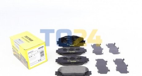 Тормозные колодки (передние) TEXTAR 2445101 (фото 1)