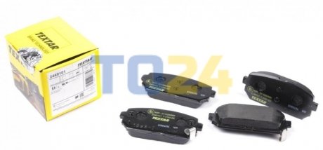 Дисковые тормозные колодки (задние) TEXTAR 2449101 (фото 1)