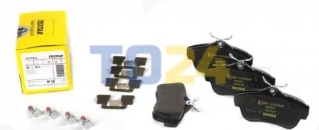 Дисковые тормозные колодки (задние) TEXTAR 2457801 (фото 1)