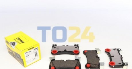 Дисковые тормозные колодки (задние) TEXTAR 2461401 (фото 1)