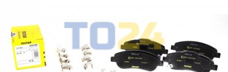 Дисковые тормозные колодки (передние) TEXTAR 2463801 (фото 1)