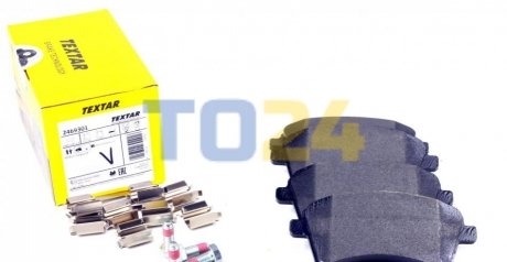 Дисковые тормозные колодки (передние) TEXTAR 2469301 (фото 1)