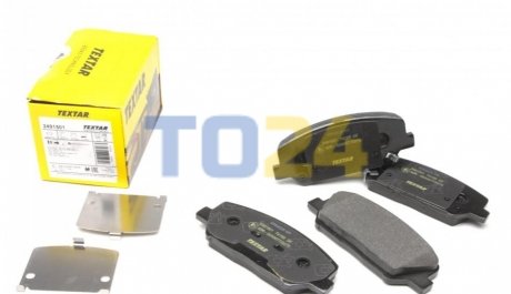 Дисковые тормозные колодки (передние) TEXTAR 2491501 (фото 1)