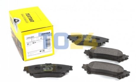 Дисковые тормозные колодки (задние) TEXTAR 2491801 (фото 1)