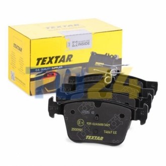 Дисковые тормозные колодки (задние) TEXTAR 2500901 (фото 1)