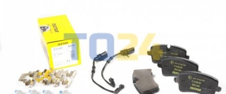 Дисковые тормозные колодки (задние) TEXTAR 2521402 (фото 1)