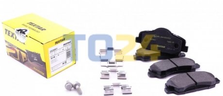 Дисковые тормозные колодки (передние) TEXTAR 2525001 (фото 1)
