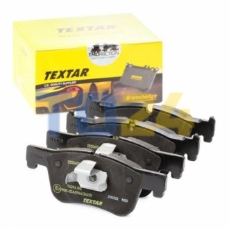 Дисковые тормозные колодки (передние) TEXTAR 2550601 (фото 1)