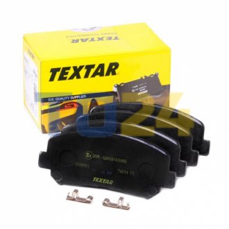 Дисковые тормозные колодки (передние) TEXTAR 2556401 (фото 1)
