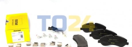 Дисковые тормозные колодки (передние) TEXTAR 2560201 (фото 1)