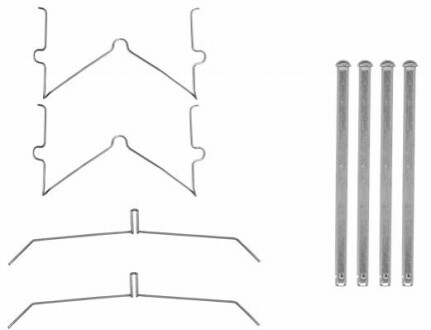 Монтажний компл.,гальм.колодки 82547600