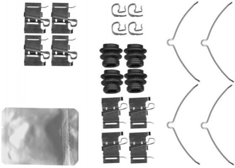 Планка супорта (переднього) прижимна (к-кт) Lexus ES/LS/RX/Toyota Rav4 08- (Advics) 82555600