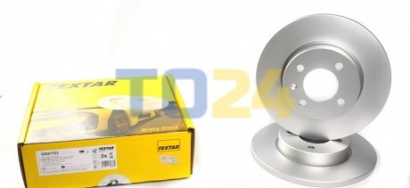 Тормозной диск (передний) TEXTAR 92041703 (фото 1)