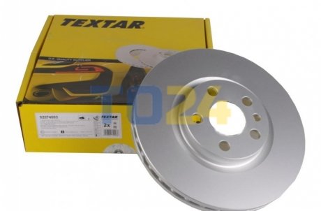 Тормозной диск (передний) TEXTAR 92074003 (фото 1)