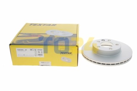Тормозной диск (передний) TEXTAR 92083805 (фото 1)