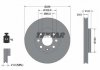 Гальмівний диск (передній) TEXTAR 92091803 (фото 1)