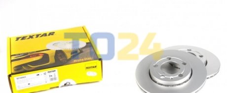 Гальмівний диск (передній) TEXTAR 92106803 (фото 1)