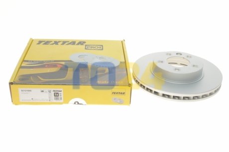 Тормозной диск (передний) TEXTAR 92121605 (фото 1)