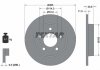 Гальмівний диск (задній) TEXTAR 92130500 (фото 2)