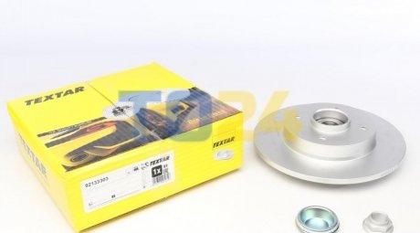 Гальмівний диск (задній) TEXTAR 92133303 (фото 1)