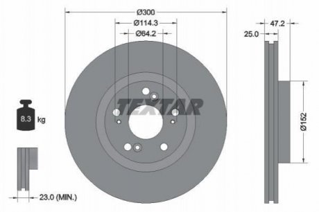 Тормозной диск (передний) 92140903