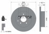 Гальмівний диск (задній) TEXTAR 92144003 (фото 1)