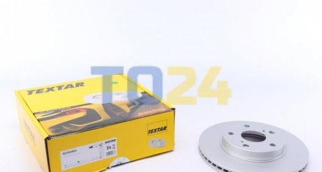Гальмівний диск (передній) TEXTAR 92163803 (фото 1)