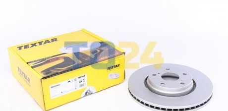 Гальмівний диск (передній) TEXTAR 92163903 (фото 1)