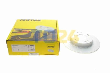 Гальмівний диск (задній) TEXTAR 92164303 (фото 1)