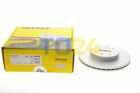 Тормозной диск (передний) TEXTAR 92164703 (фото 1)