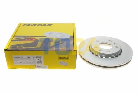 Гальмівний диск (передній) TEXTAR 92195505 (фото 1)