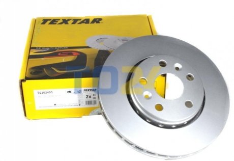 Тормозной диск (передний) TEXTAR 92202403 (фото 1)