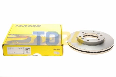 Тормозной диск (передний) TEXTAR 92203800 (фото 1)