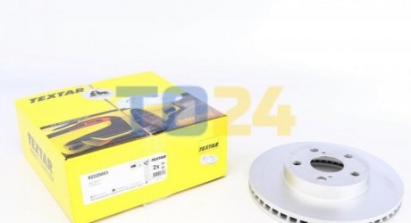 Тормозной диск (передний) TEXTAR 92225003 (фото 1)