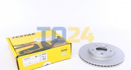 Тормозной диск (передний) TEXTAR 92243103 (фото 1)