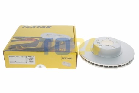 Гальмівний диск (передній) TEXTAR 92257105 (фото 1)