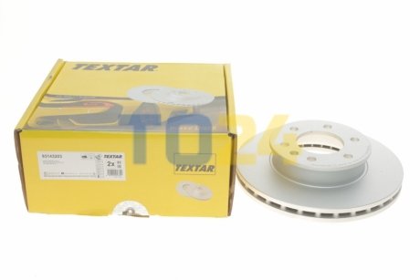 Тормозной диск (передний) TEXTAR 93143203 (фото 1)