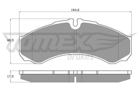 Колодки гальмівні (передні) Iveco Daily III 99-06 (Brembo) TX1111