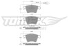 Комплект гальмівних колодок (передніх) VW Multivan/T5 03-/T6 15- (з датчиком) TOMEX TX13931 (фото 1)