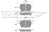 Колодки гальмівні (задні) Audi A3/VW Golf 12-/Touran/Passat B8 14-/Skoda Karoq 17-/Octavia 20- TOMEX TX1705 (фото 1)